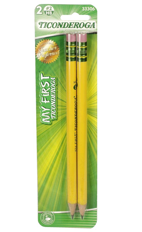 Ticonderoga My First Pencil, #2HB, 4 Ct 