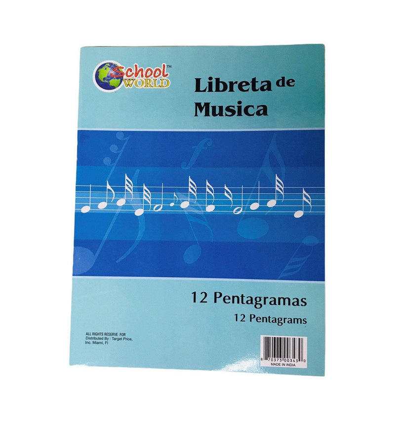 Libreta de Pentagramas / Libreta de Musica