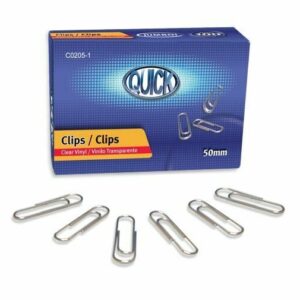 Paper Clips- 50mm (JUMBO) silver