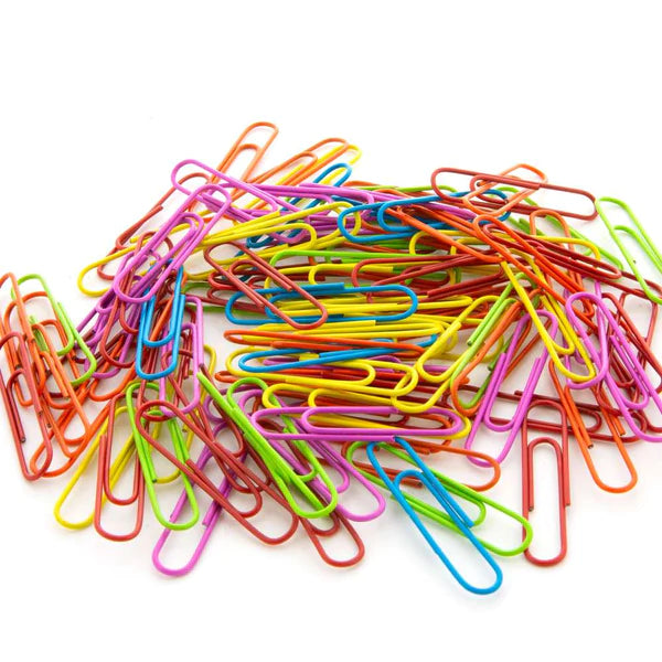 Paper Clip (50mm) Jumbo Color (100/Pack)