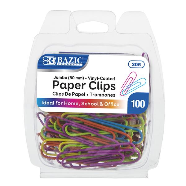 Paper Clip (50mm) Jumbo Color (100/Pack)