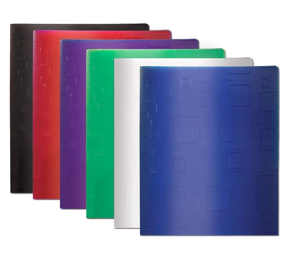 Poly 2-Pockets Portfolio- Embossed