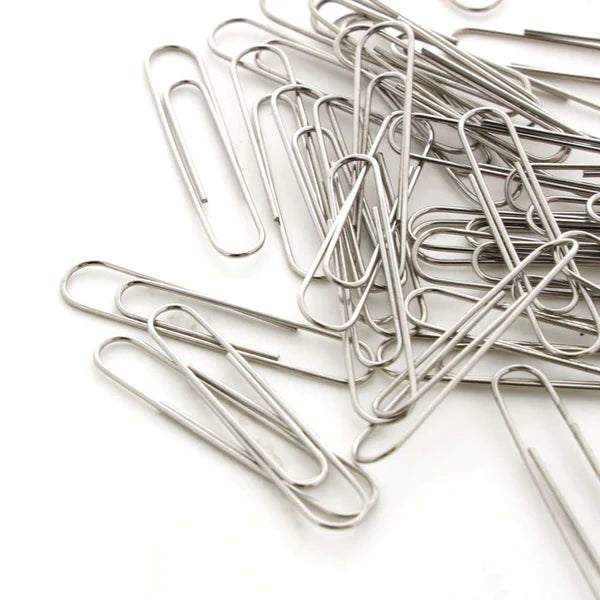 Paper Clip (33mm) No.1 Regular Silver (200/Pack)