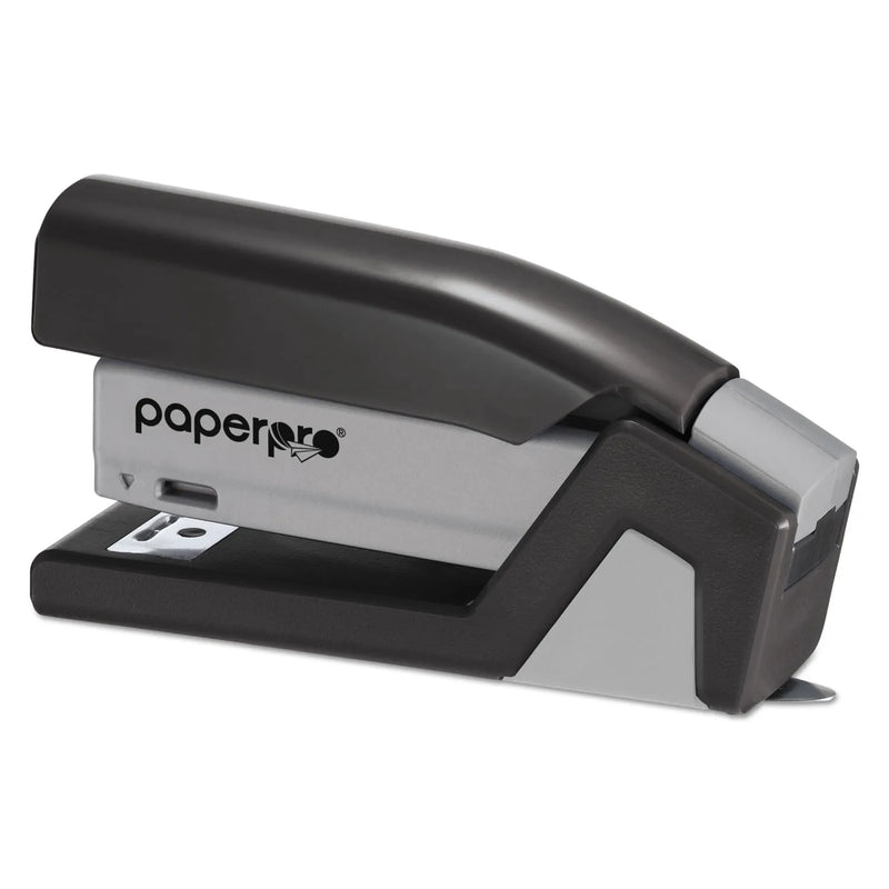 InJoy™ Spring-Powered Compact Stapler, 20 Sheets, Black