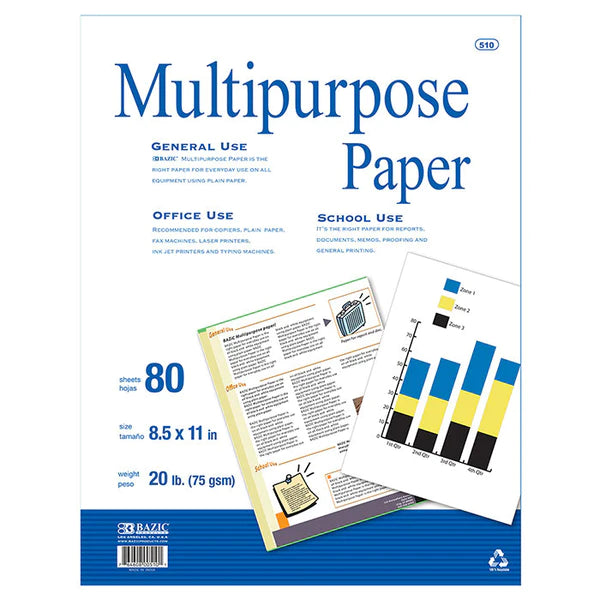 White Multipurpose Paper (80 sheets/pack)