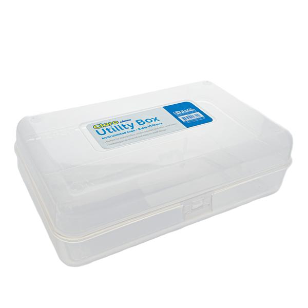 Pencil Case Multipurpose Utility Box - Clear