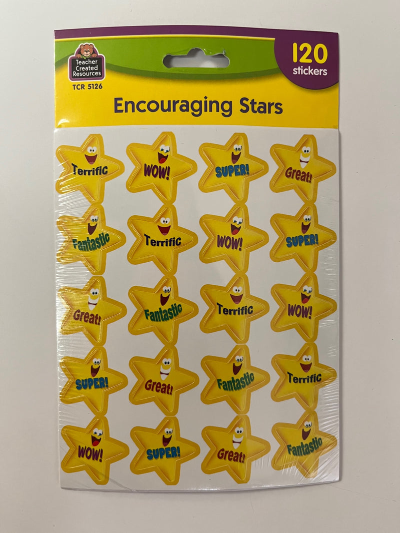 Paquete de Stickers- Encouraging Stars