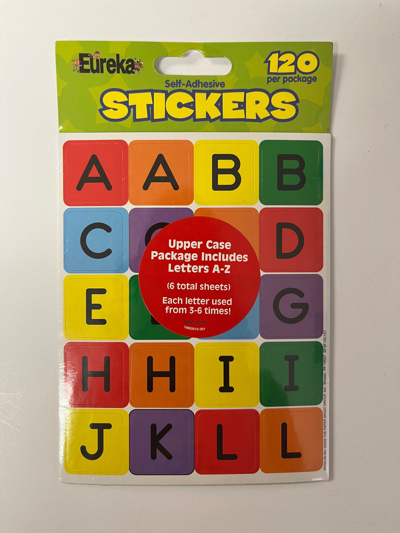 Paquete de Stickers- Square Letters