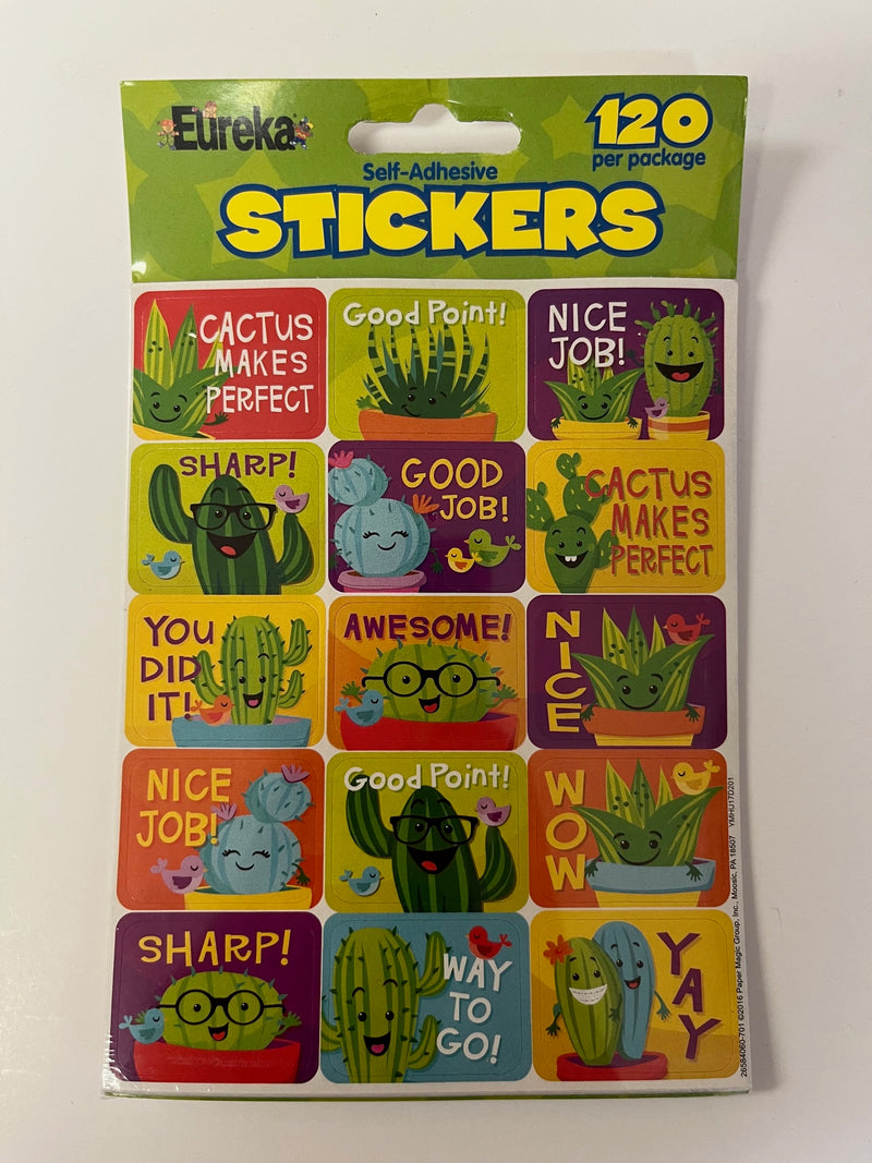 Paquete de Stickers- Motivational Cactus