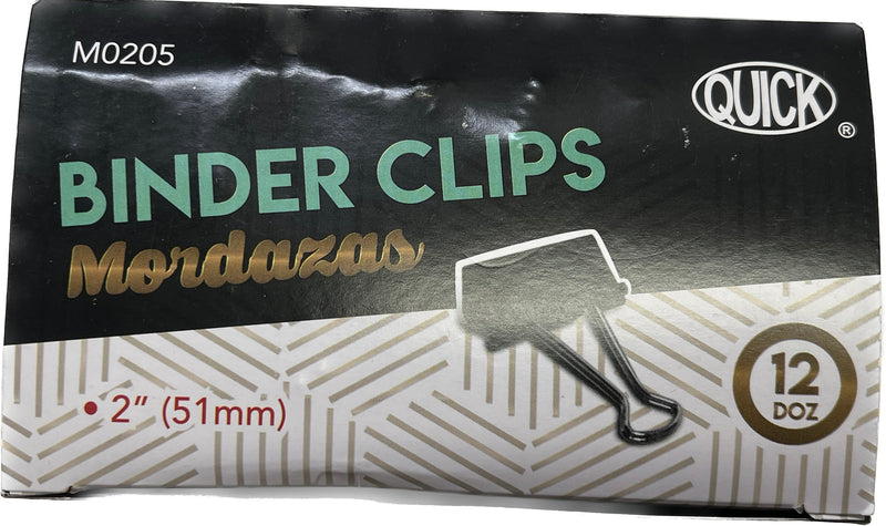Binder Clips 2″