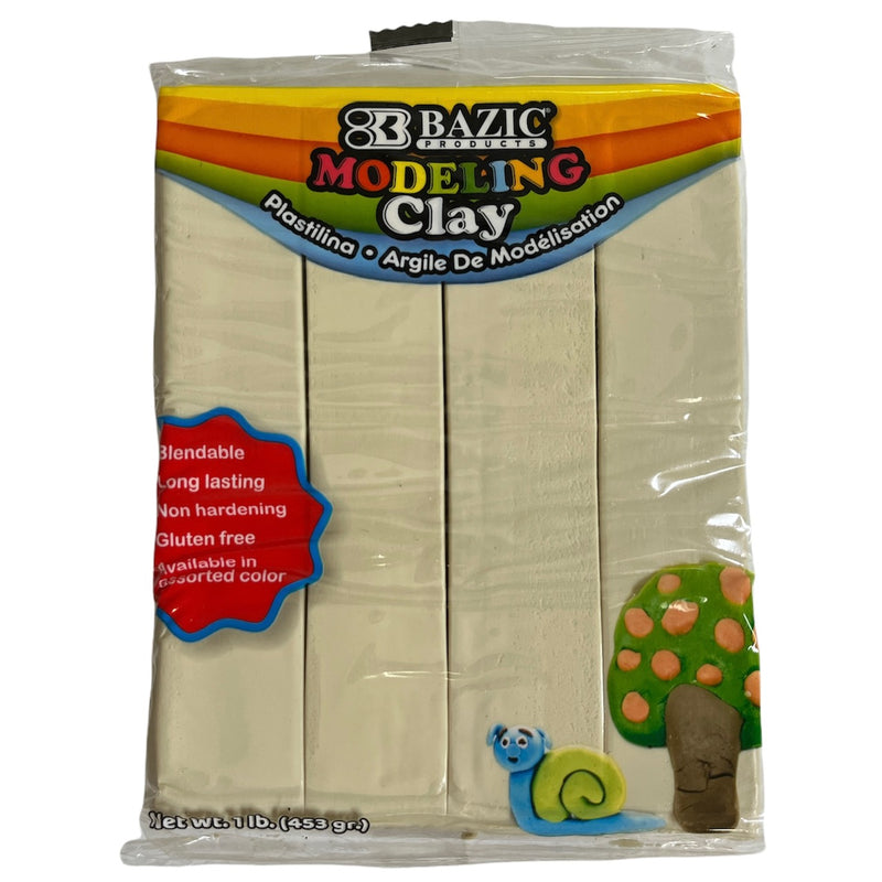 MODELING CLAY- CREAM/WHITE