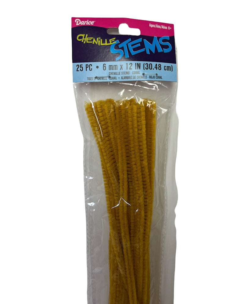 Chenille- Golden Yellow 25pc