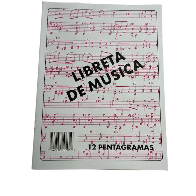 Libreta de Pentagramas / Libreta de Musica