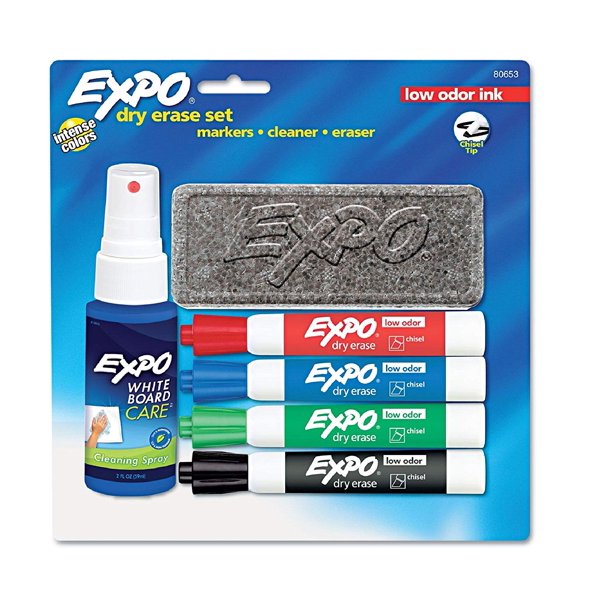 Low Odor Dry Erase Marker Starter Set Expo